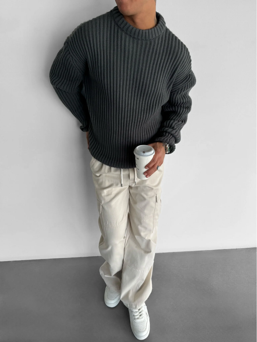 Prestige™ | Oversized Kraftig Strikket Sweater