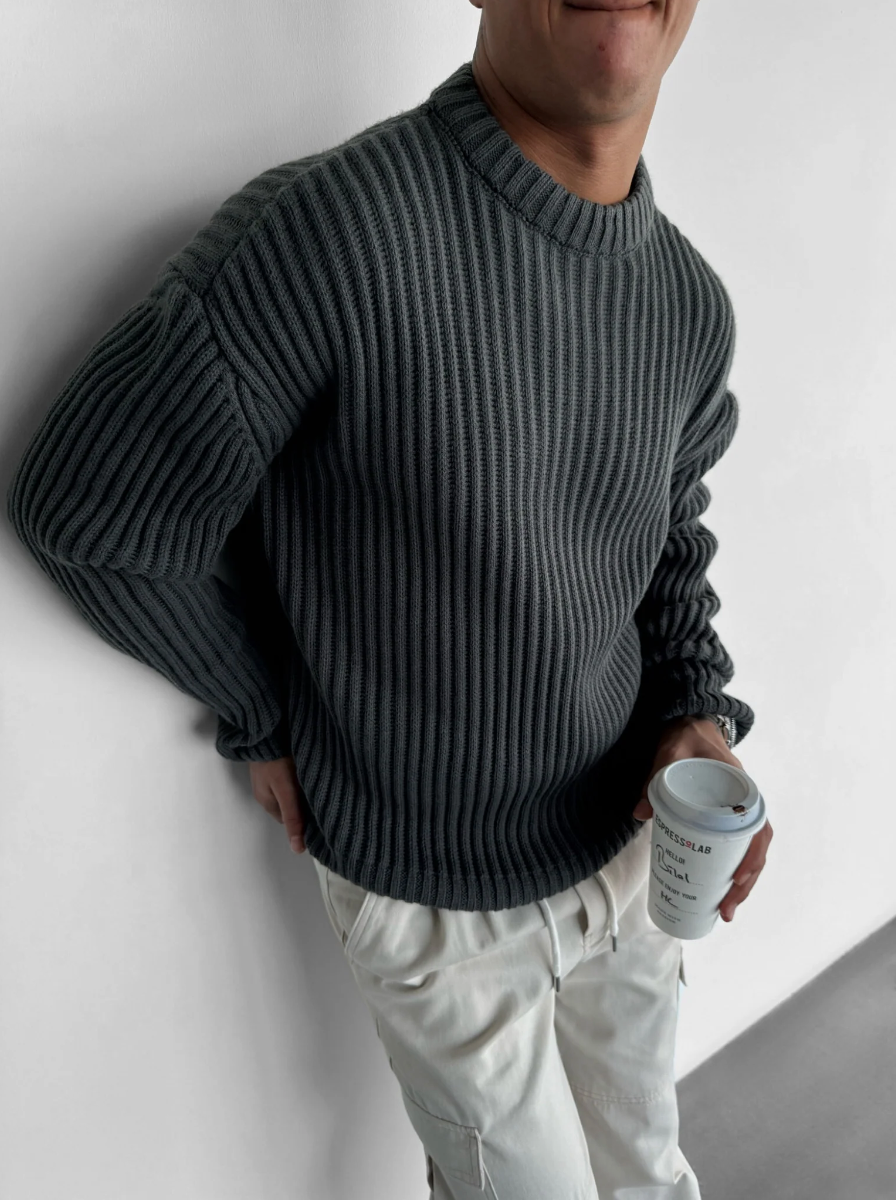 Prestige™ | Oversized Kraftig Strikket Sweater